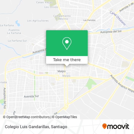 Mapa de Colegio Luis Gandarillas