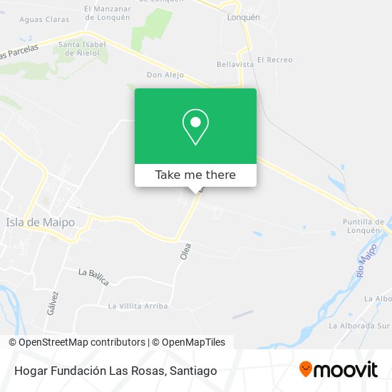 Hogar Fundación Las Rosas map