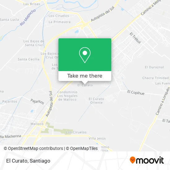 El Curato map