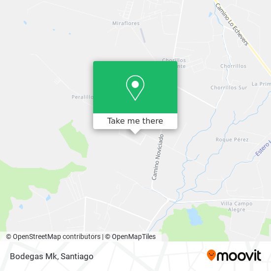 Bodegas Mk map