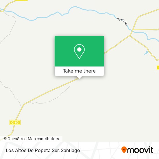 Los Altos De Popeta Sur map