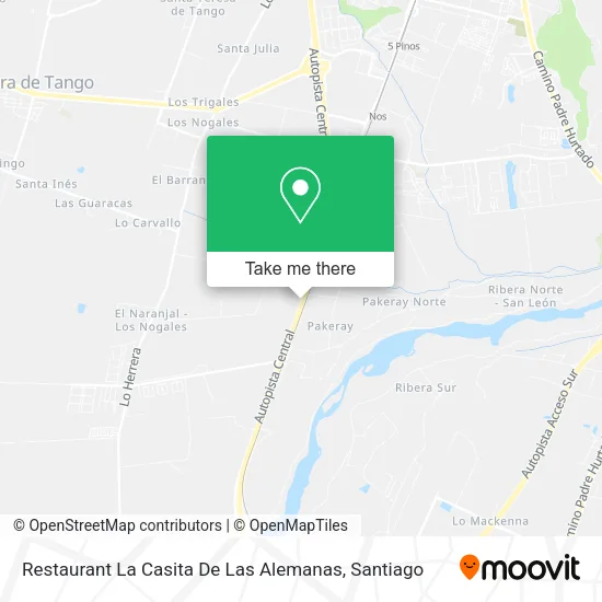 Restaurant La Casita De Las Alemanas map