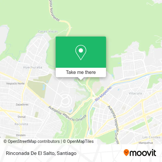 Rinconada De El Salto map