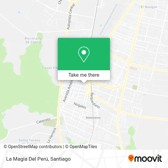 La Magia Del Perú map