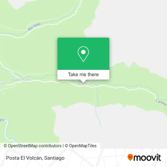 Posta El Volcán map