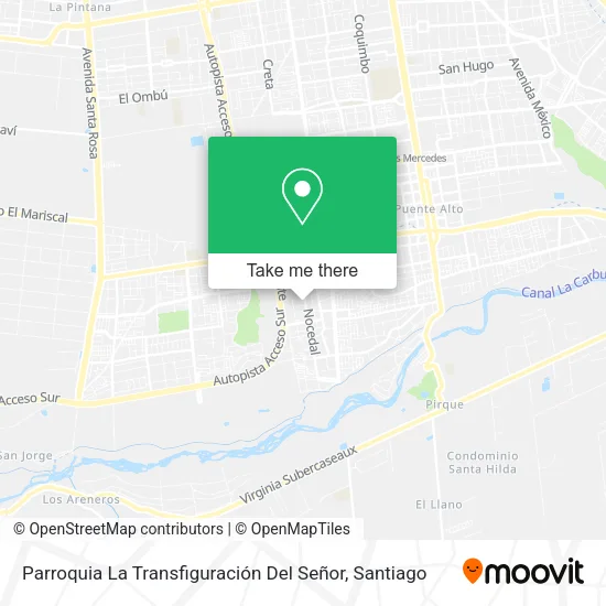 Parroquia La Transfiguración Del Señor map