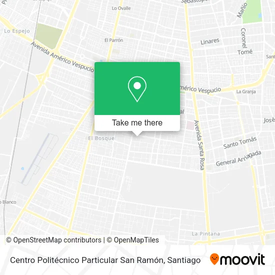 Centro Politécnico Particular San Ramón map