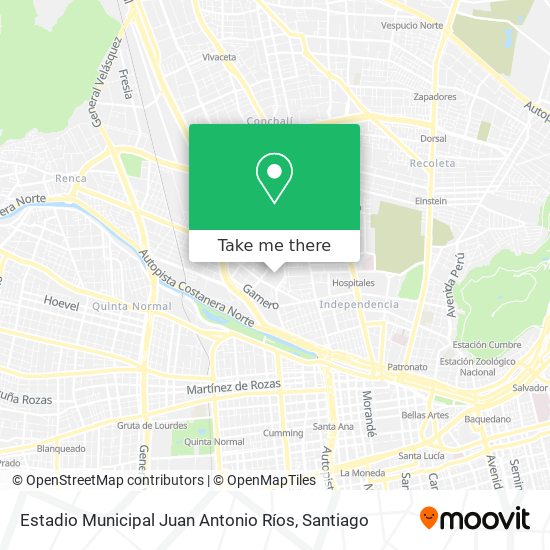 Estadio Municipal Juan Antonio Ríos map