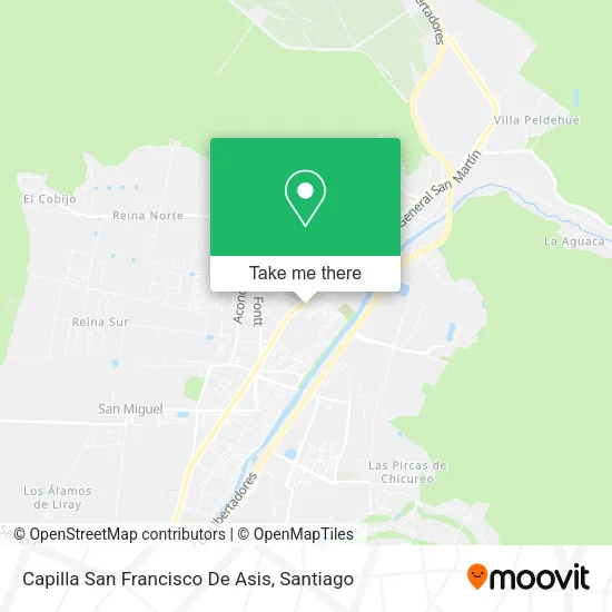 Capilla San Francisco De Asis map