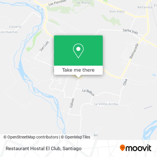 Restaurant Hostal El Club map