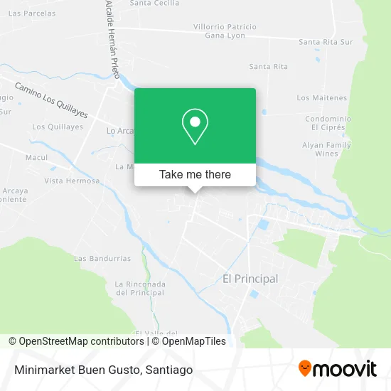 Minimarket Buen Gusto map