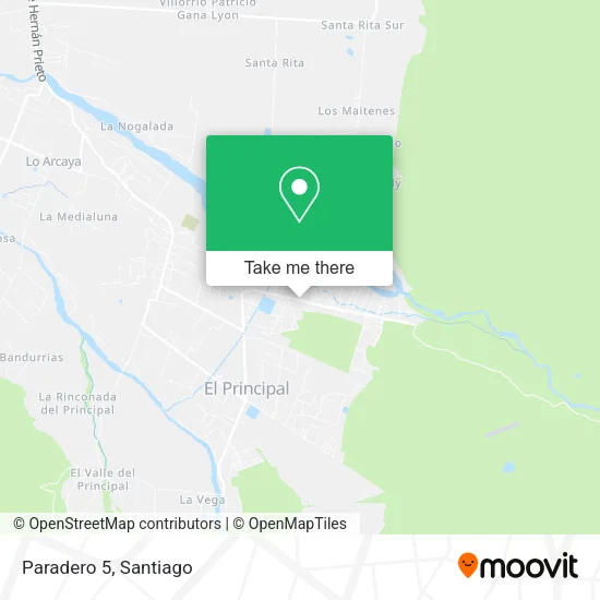 Paradero 5 map