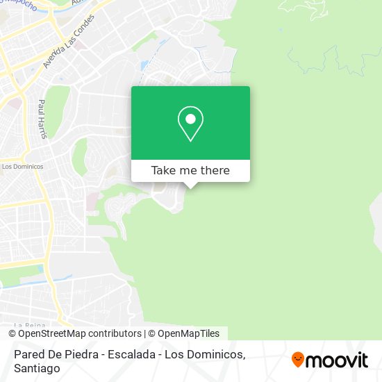Mapa de Pared De Piedra - Escalada - Los Dominicos