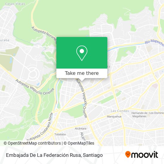 Embajada De La Federación Rusa map