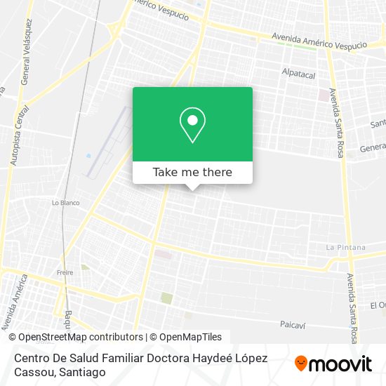 Centro De Salud Familiar Doctora Haydeé López Cassou map