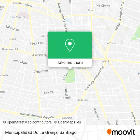 Municipalidad De La Granja map