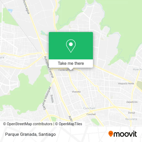 Parque Granada map