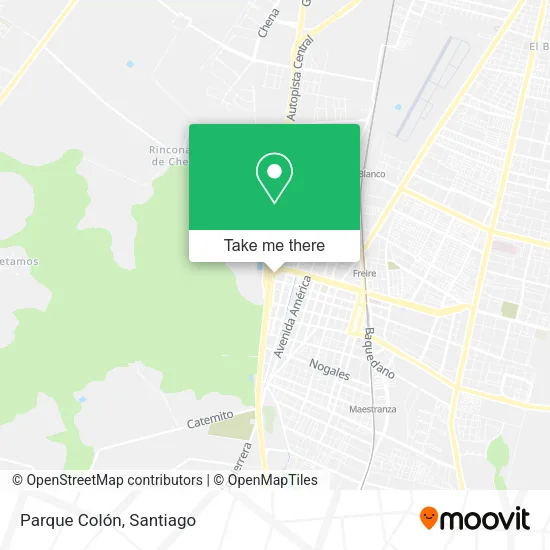 Parque Colón map