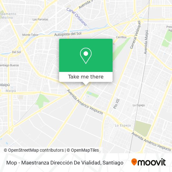 Mop - Maestranza Dirección De Vialidad map