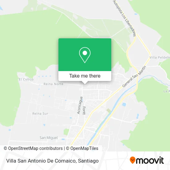 Villa San Antonio De Comaico map