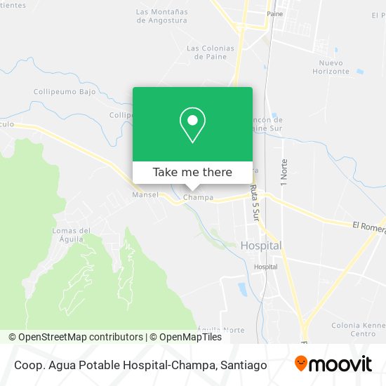 Coop. Agua Potable Hospital-Champa map