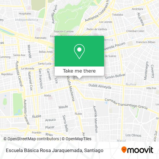 Escuela Básica Rosa Jaraquemada map