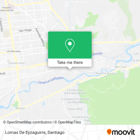 Lomas De Eyzaguirre map