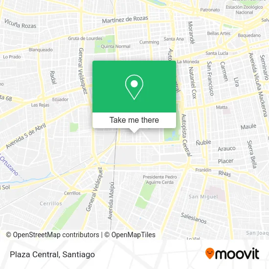 Plaza Central map