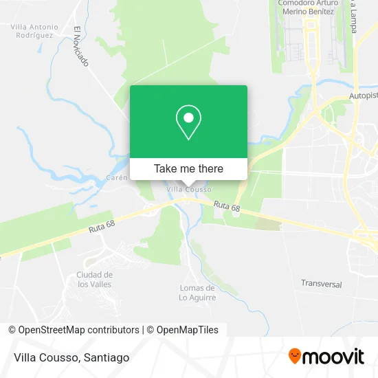 Villa Cousso map