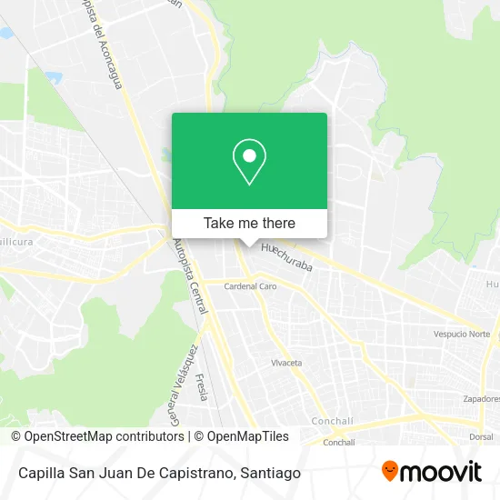 Capilla San Juan De Capistrano map