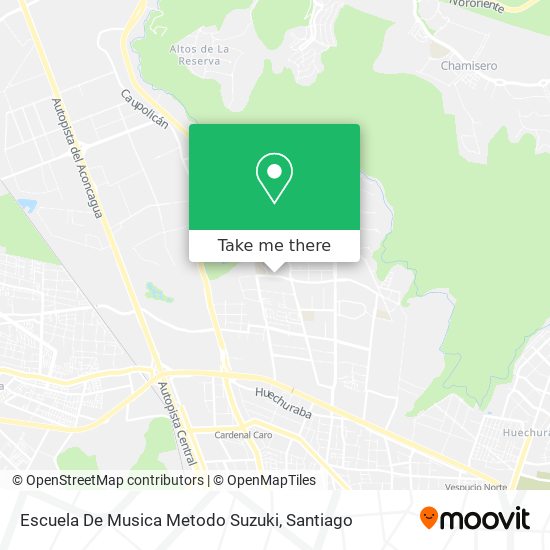 Mapa de Escuela De Musica Metodo Suzuki