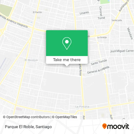 Parque El Roble map