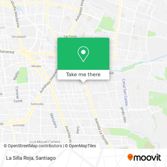 Mapa de La Silla Roja