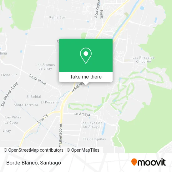 Borde Blanco map
