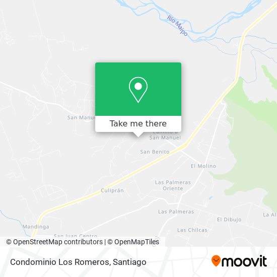 Condominio Los Romeros map