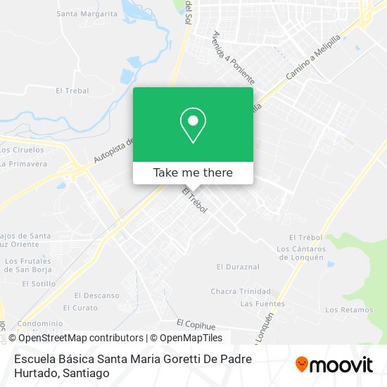 Escuela Básica Santa Maria Goretti De Padre Hurtado map