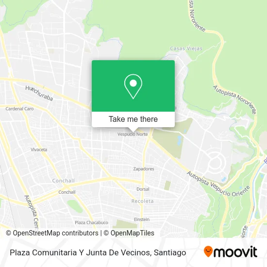 Plaza Comunitaria Y Junta De Vecinos map