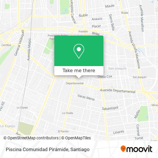 Mapa de Piscina Comunidad Pirámide
