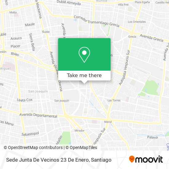 Sede Junta De Vecinos 23 De Enero map