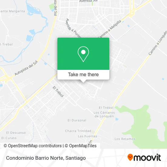 Condominio Barrio Norte map