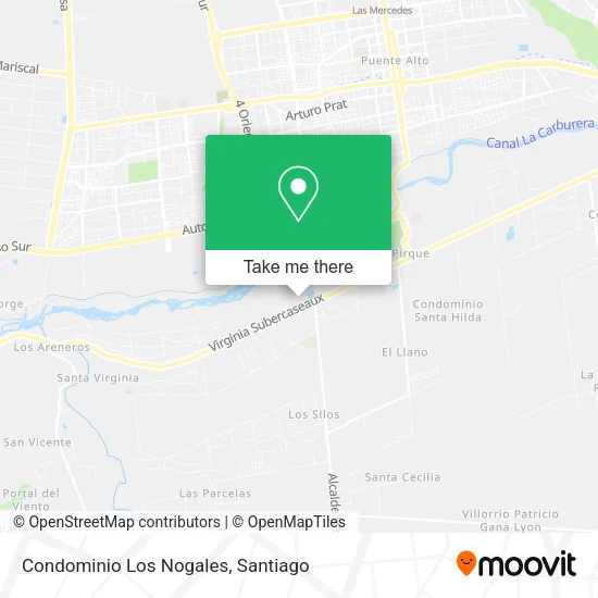 Condominio Los Nogales map