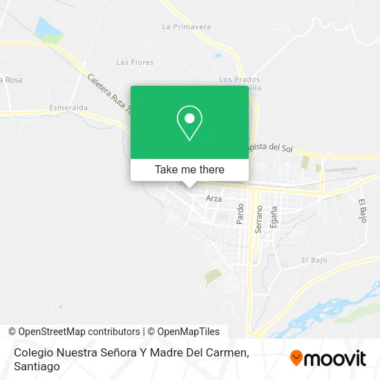 Colegio Nuestra Señora Y Madre Del Carmen map