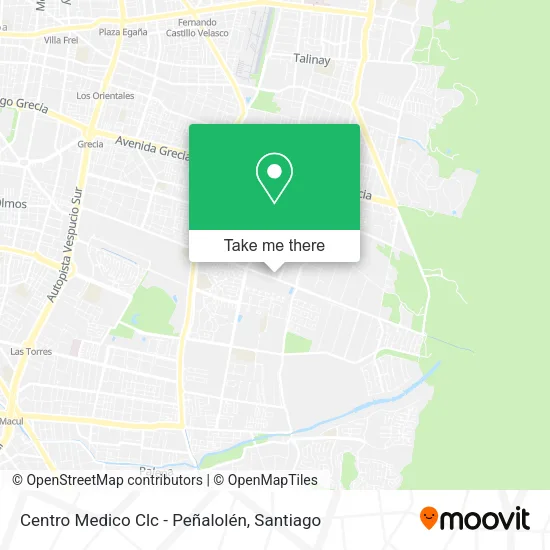Centro Medico Clc - Peñalolén map
