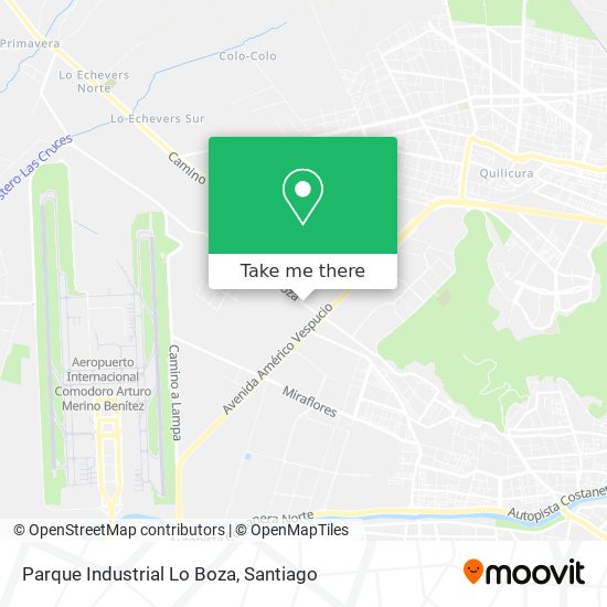 Parque Industrial Lo Boza map