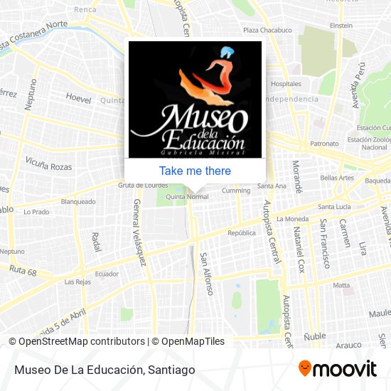 Mapa de Museo De La Educación