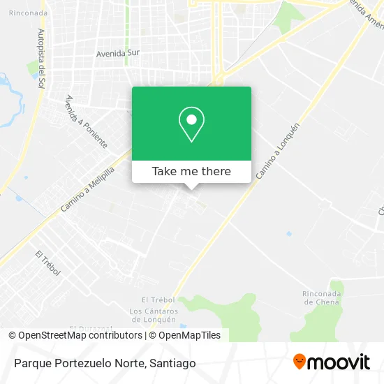 Parque Portezuelo Norte map