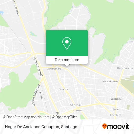 Hogar De Ancianos Conapran map