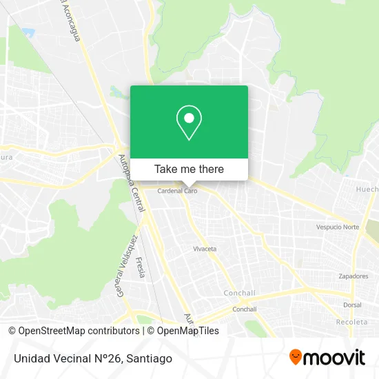Unidad Vecinal Nº26 map