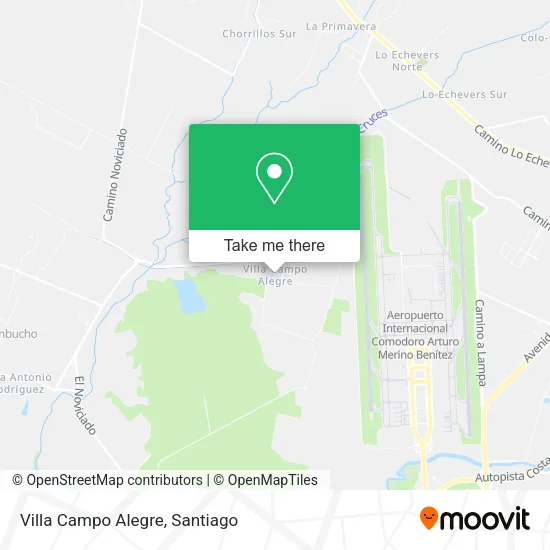 Villa Campo Alegre map