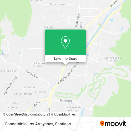 Condominio Los Arrayanes map
